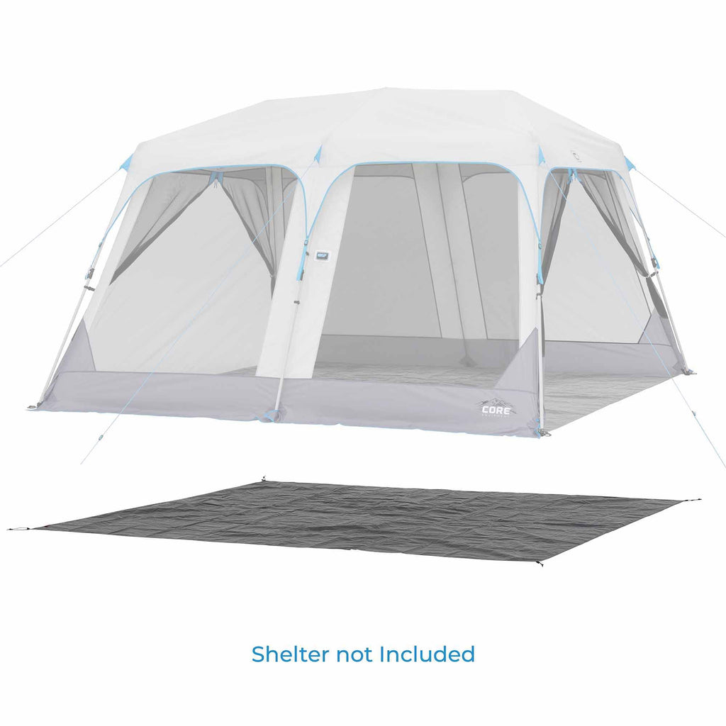 Core Outdoor Tent Footprints | Perfect Tarp Camping Accessories For Easy Camp Setup (12X10 Instant Screen House)