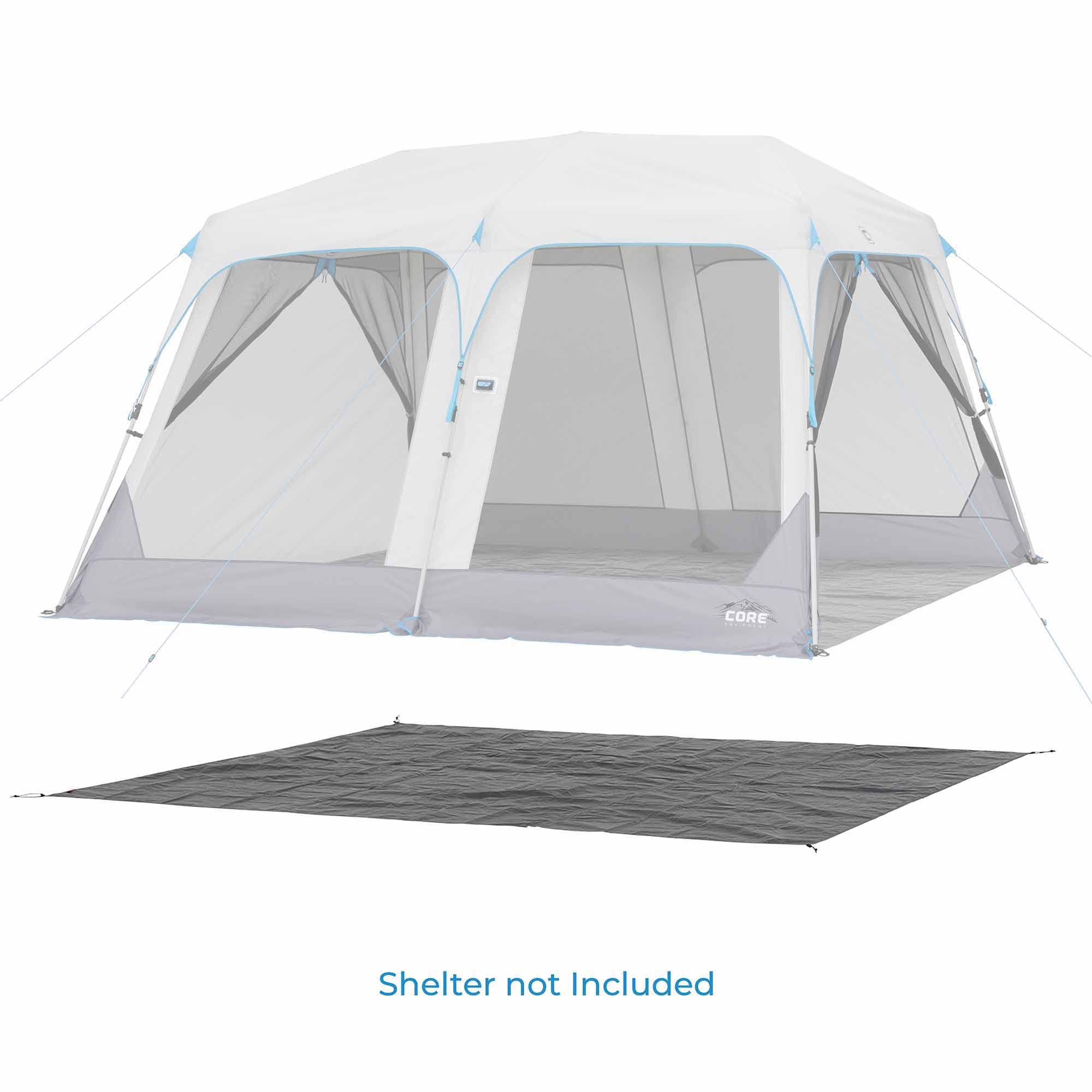 Core Outdoor Tent Footprints | Perfect Tarp Camping Accessories For Easy Camp Setup (12X10 Instant Screen House)