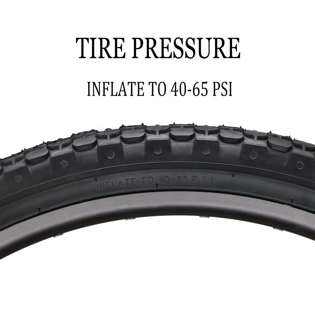 Hycline Bike Tire,26''X2.125''Folding Replacement Tire For Beach Cruiser Bicycle-Black