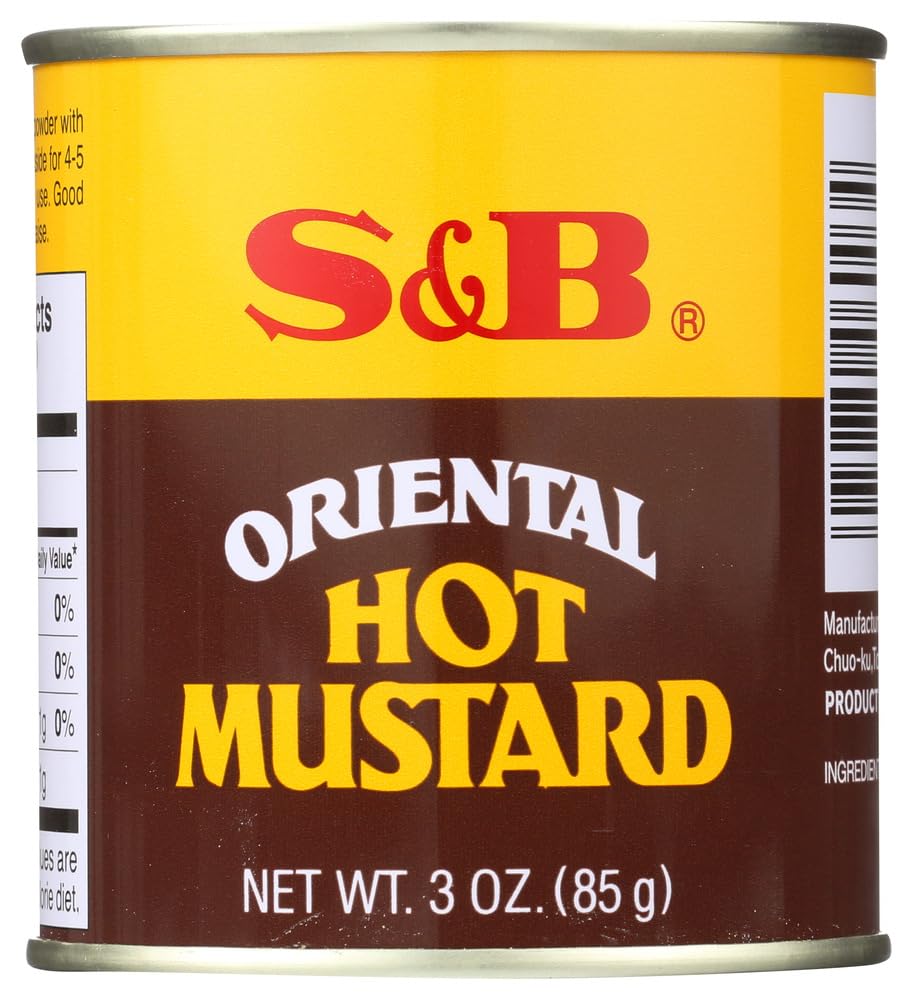 DragonMall S&B Mustard Powder, 3 oz (Pack of 12)