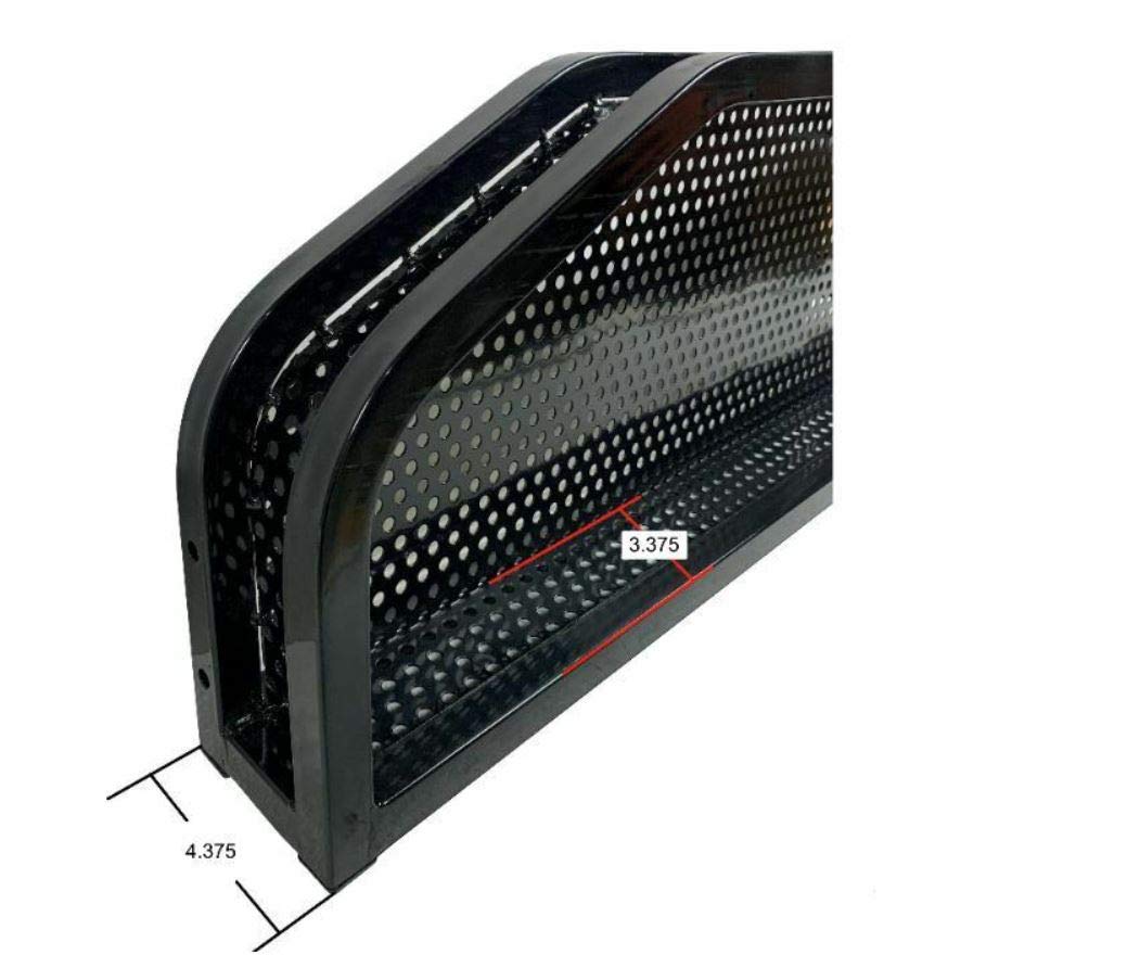 Huskey Parts Company Front Clay/Cargo Basket For Ezgo Txt Golf Cart W/Mounting Brackets 4 31/4''(L) X13(W) X4 3/8''(H) - Do Not
