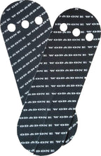 Wod&Done Custom Hand Protection Athletic Tape Grips For Pullups, Functional Fitness, Gymnastics (Black, 20Pk)