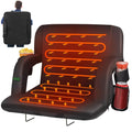 Hoperan 21'' Dual-Sided Heated Stadium Seats For Bleachers With Back Support, 3 Levels Heating Stadium Seating For Bleachers Sea