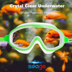 Goggles For Kids Swimming 2 Pack No Leaking Anti-Fog Outer Eye Fit With Wide View Uv Protection Crystal Clear Watertight Swim Go