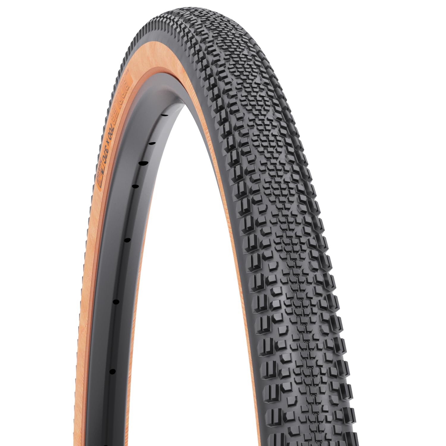 Wtb Riddler 37 X 700 Gravel Bike Tire, Dual Dna Compound, 60Tpi Light Casing, Tan Sidewall, Tubeless Ready Cyclocross Tire For S