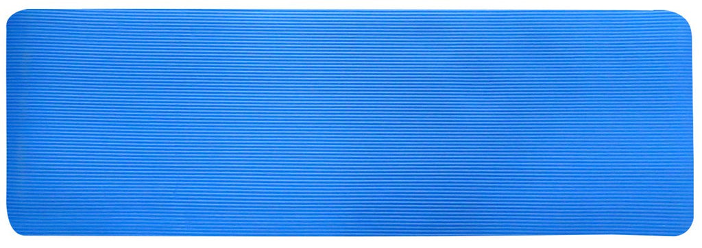 Fitvids All Purpose 1/2-Inch Extra Thick High Density Anti-Tear Exercise Yoga Mat With Carrying Strap And Yoga Blocks, Blue