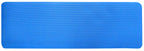 Fitvids 1/2-Inch Thick High Density Foam Exercise Yoga Mat with Carrying Strap, For Cushioning The Body Against Hard Floors, Blu