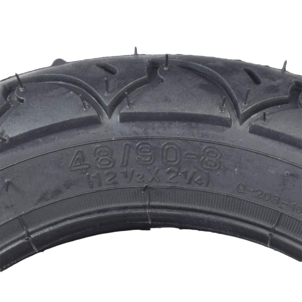 Alveytech 12-1/2''X2-1/4'' (57-203/62-203) Rubber Tire - Replacement Fits Razor Pocket Mod Series, Currie, Mongoose, Schwinn, Ro