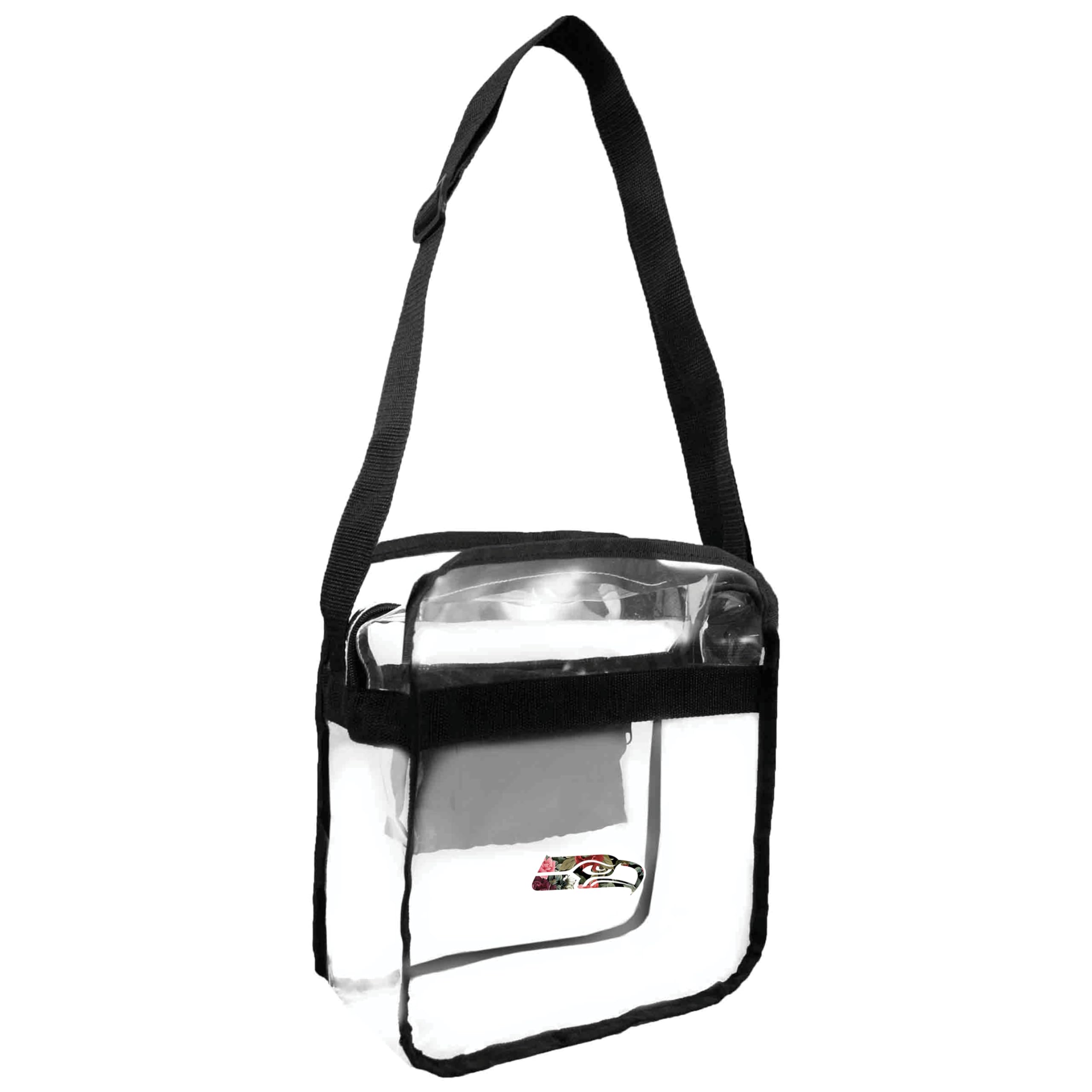 Littlearth Cincinnati Bengals NFL Clear Carryall Crossbody Bag