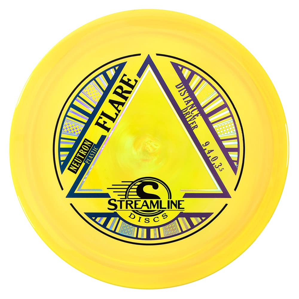 Streamline Discs Neutron Flare Disc Golf Distance Driver (170-175G / Colors May Vary)