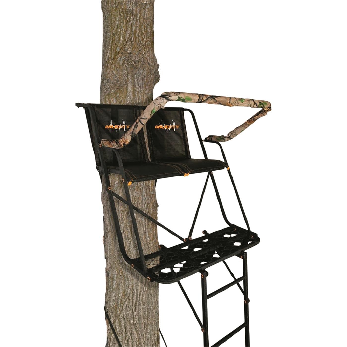 Muddy Big Dually 16 2-Man Ladder Tree Stand, Black