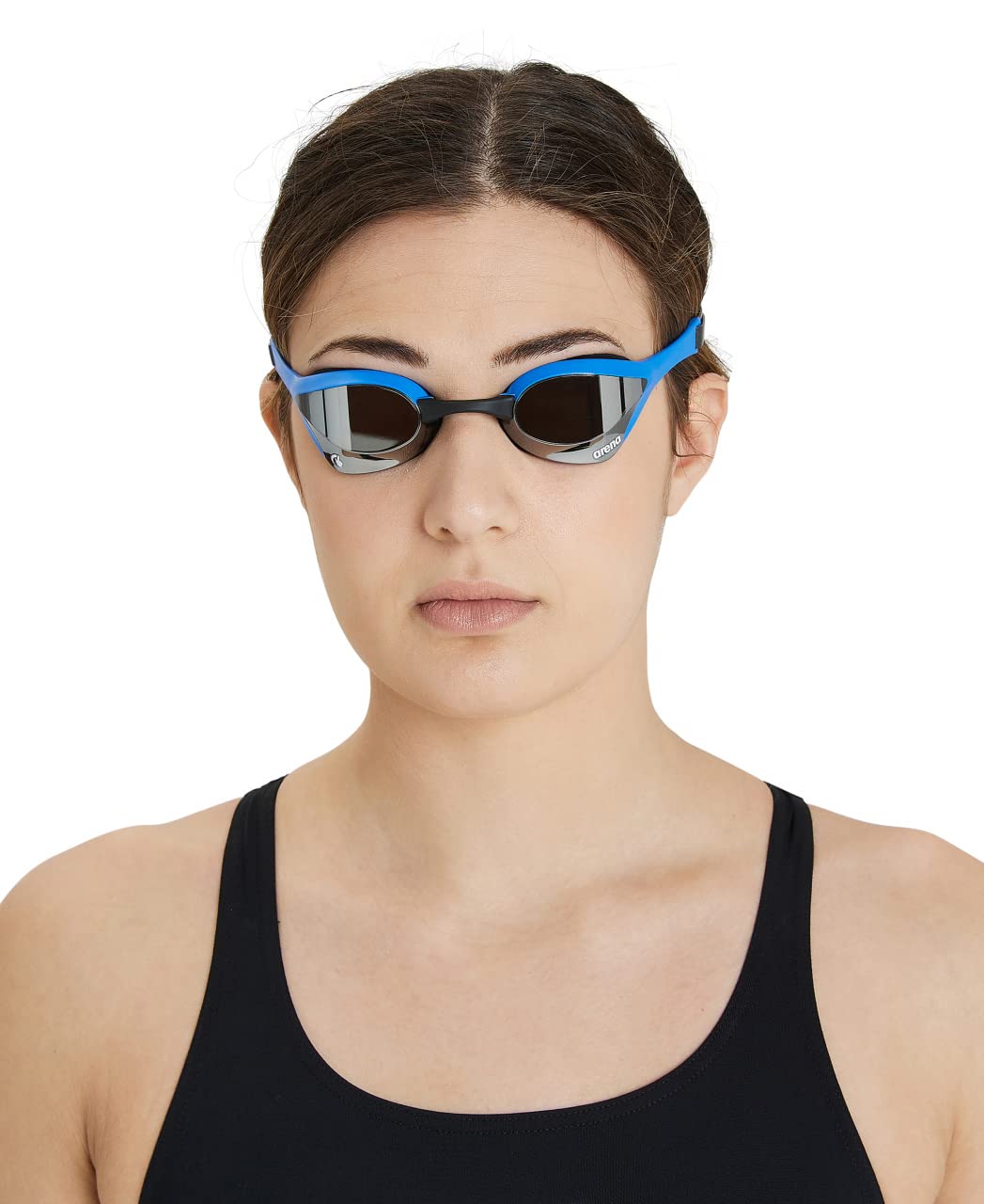 Arena Cobra Ultra Swipe Racing Swim Goggles For Men And Women, Mirrornon-Mirror Lens, Anti-Fog, Uv Protection, Dual Strap , Silv
