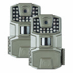 Bushnell Spot-On 2-Pack Low Glow 18Mp Trail Camera Combo, 50 Ft Low Glow Ir Flash, 60 Ft Pir Motion Range, Waterproof & Rugged