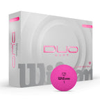 Wilson 2025 Duo Soft Golf Balls - Pink, 12 Balls