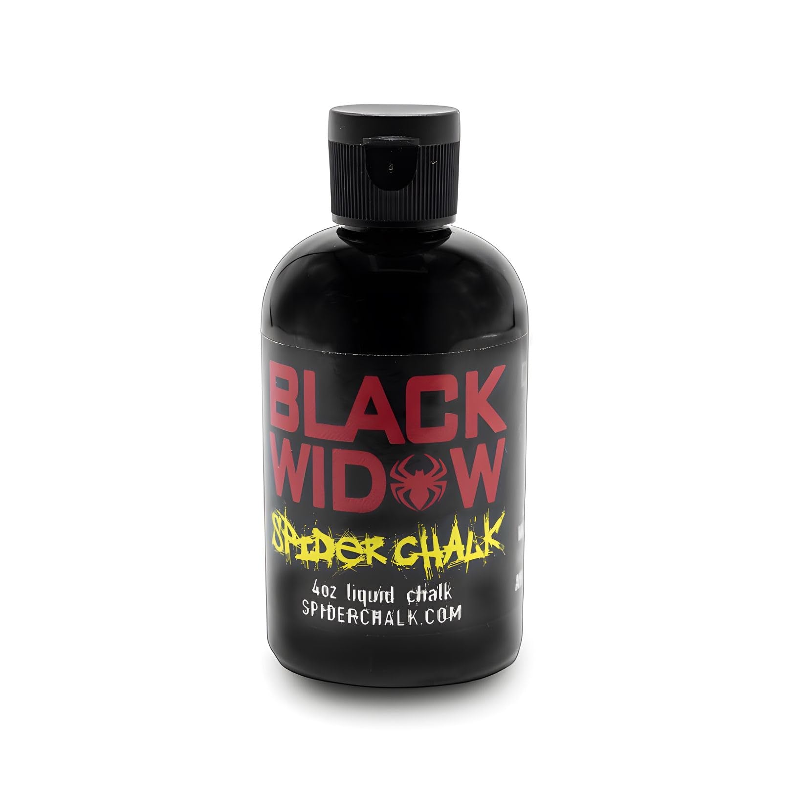 Spider Chalk Black Widow Liquid Chalk For Weightlifting, Powerlifting, Gym. Lab-Grade, Safe Ingredients, Made In The Usa