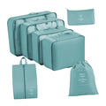 Myaddiction 7X Packing Cubes Luggage Packing Organizers For Family Breaks Business Trips Dark Blue
