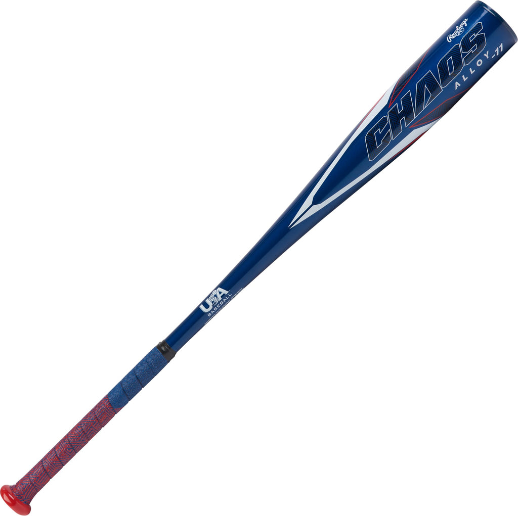Rawlings | Chaos Baseball Bat | USA | -11 Drop | 2 5/8 Barrel | 1 Pc. Aluminum | 27