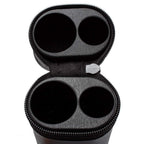 Gse Billiard Cue Cases, 1X1 Deluxe Hard Billiard Pool Cue Stick Carrying Case, Pool Billiards Accessories (Black/Purple)