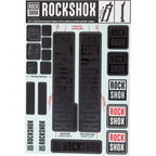 Rockshox Decal Kit, 30/32Mm, Stealth Black