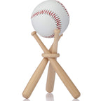 Baseball Stand Baseball Holders For Balls Display Wooden Baseball Bat Display Stand Holder Display Baseball Centerpieces For Tab