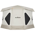 Acacia Space Camping Tent Xl, 4-6 Person Large Family Tent With 6'10'' Height, 2 Doors, 8 Windows, Waterproof Pop Up Easy Setup