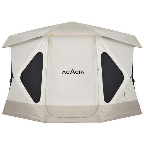 Acacia Space Camping Tent Xl, 4-6 Person Large Family Tent With 6'10'' Height, 2 Doors, 8 Windows, Waterproof Pop Up Easy Setup