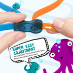 Outdoormaster Kids Swim Goggles 2 Pack - Quick Adjustable Strap Swimming Goggles For Kids - B