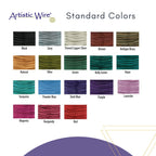 Artistic Wire, 26 Gauge  41 Mm Tarnish Resistant Colored Copper Craft Wire, Magenta, 30 Yd  274 M