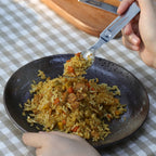 Roxon C2 Camping Utensil 2 In 1 Detachable Folding Cutlery With Fork & Spoon For Outdoor, Camping, Hiking, Easy To Carry Highly