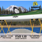 Suspenz Folding Kayak Stand, Portable Stands For Kayaks, Canoes & Sups - 150 Lb Capacity - Size Large 22-1819
