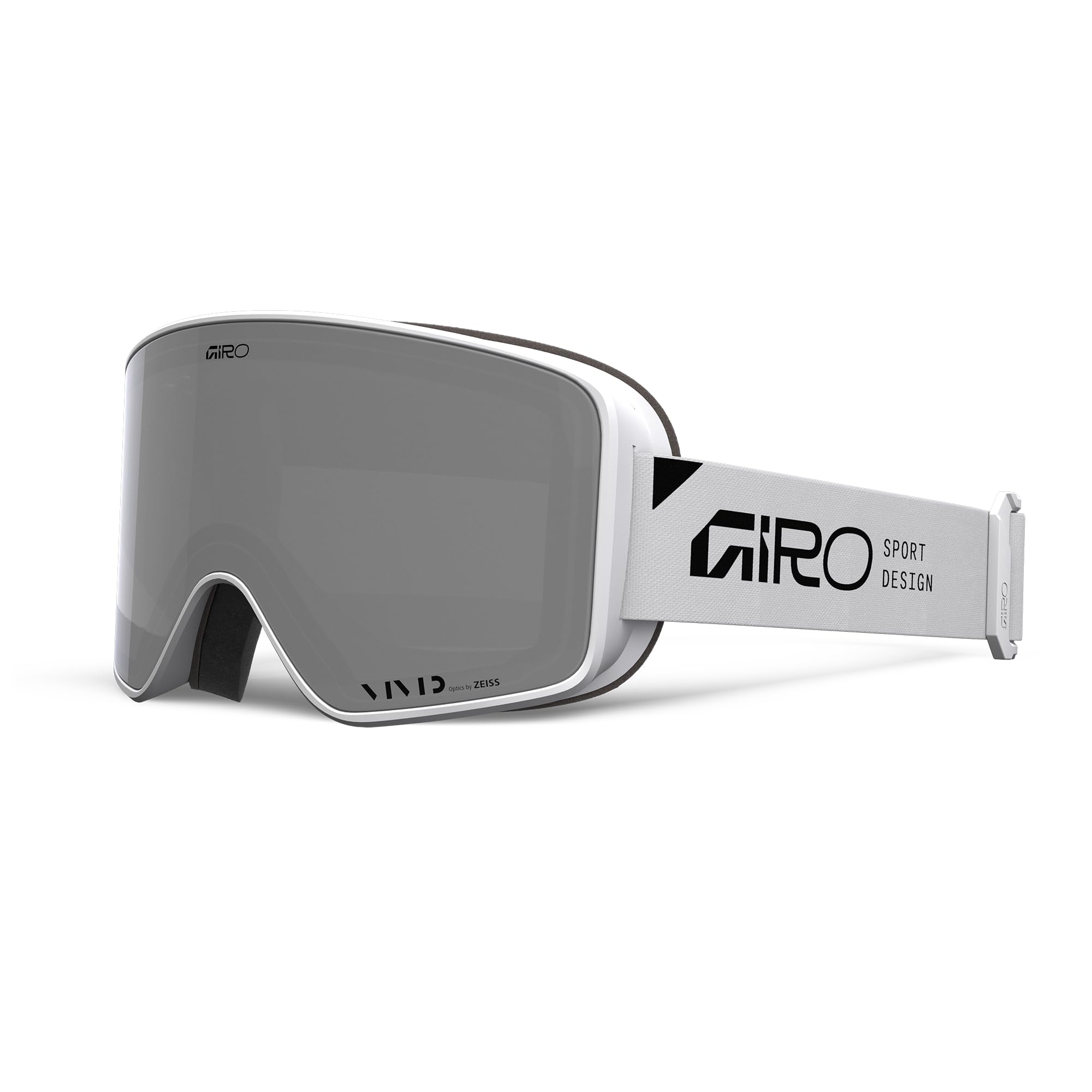 Giro Method Ski Goggles - Snowboard Goggles for Men, Women, Youth - White Stacked - Vivid Onyx & Vivid Infrared