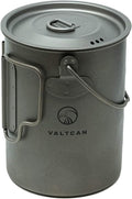 Valtcan 900Ml Titanium Pot Backpacking Mug 30Oz 0.95Qt