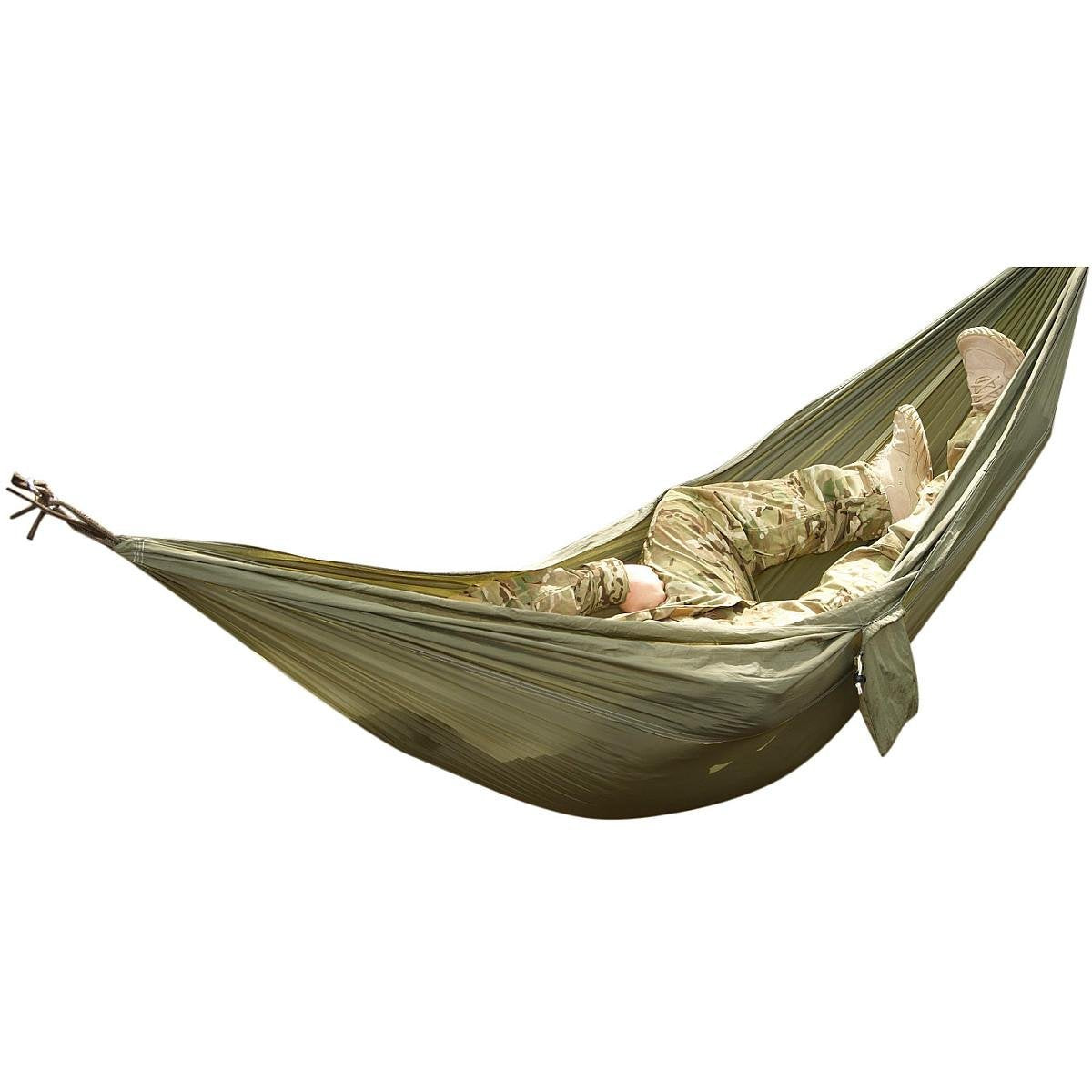 Snugpak Tropical Hammock, Lightweight Parachute Nylon, Includes 2 Steel Carabiners, Supports 400 Pounds