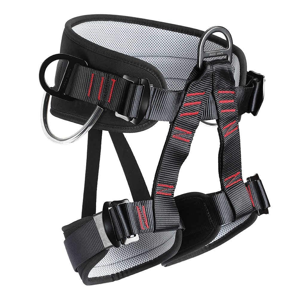 Handacc Climbing Belts, Thicken Professional Half Body Safety Belt Climbing Gear For Mountaineering, Tree Climbing, Fire Rescue,