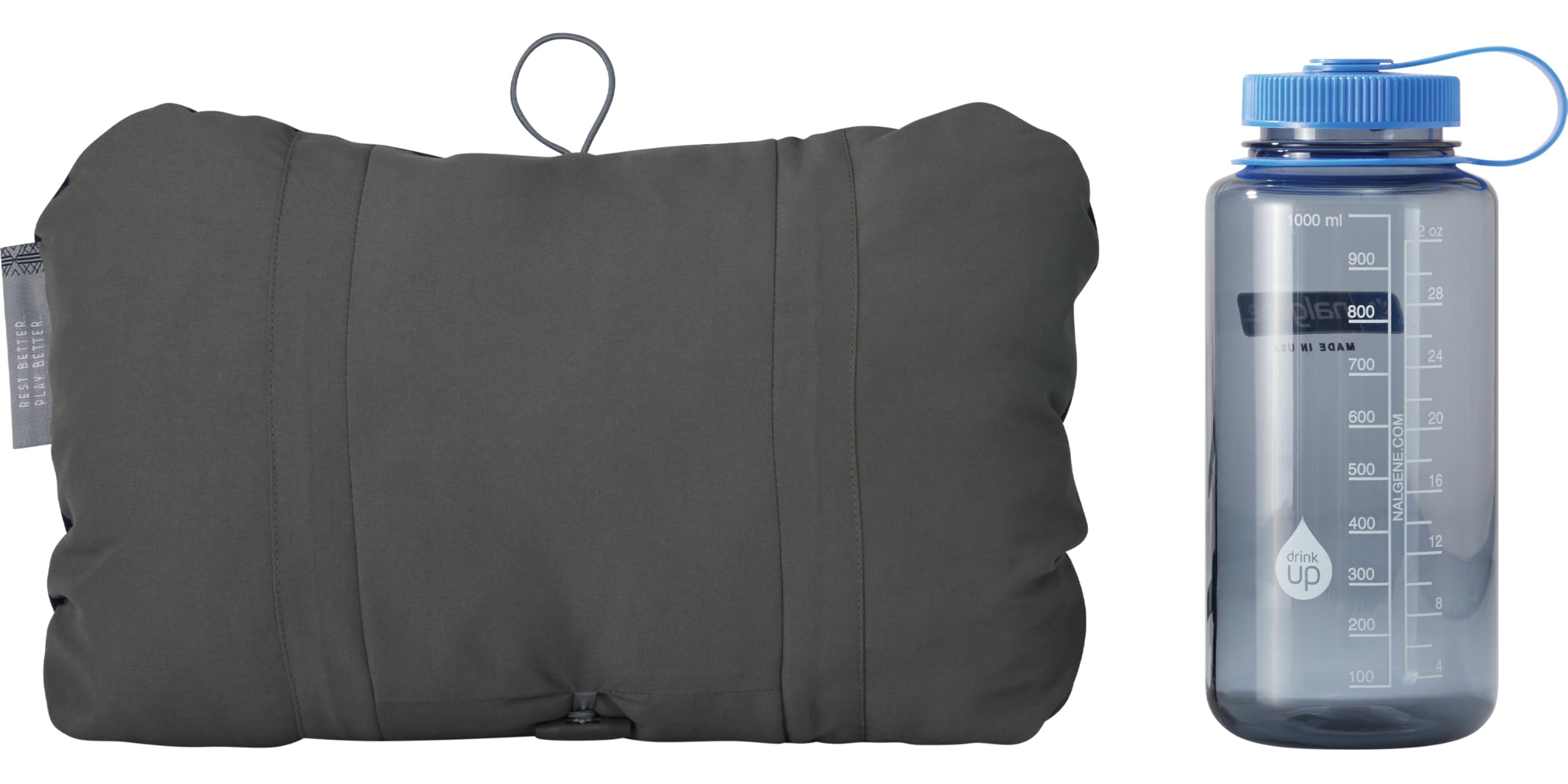 Therm-A-Rest Compressible Cinch Camping And Backpacking Pillow, Small - 12 X 16 Inch, Outerspace