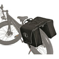 Rambo Bikes Double Saddle Bag  20L Capacity Waterproof Bag  Handy Bike Storage Design With Durable Nylon Material  Secure and