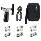 Wotow Bike Chain Repair Tool Kit Set, Cycling Bicycle Chain Breaker Splitter Cutter & Wear Indicator Checker & Master Link Plier