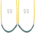 Sunnyglade 2Pcs Swings Seats Heavy Duty With 66'' Chain, Playground Swing Set Accessories Replacement With Snap Hooks, Support 2