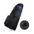 Goloni Golf Travel Bag with Wheels, Airline Approved Golf Club Travel Bag, Carry-On Golf Travel Case,Black Blue