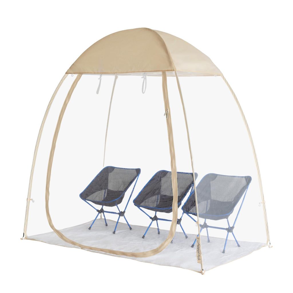 Eighteentek Clear Sports Tent 540 View Transparent Pvc House Room Greenhouse Camping Tent Canopy Gazebos Weatherproof Pop-Up Ten