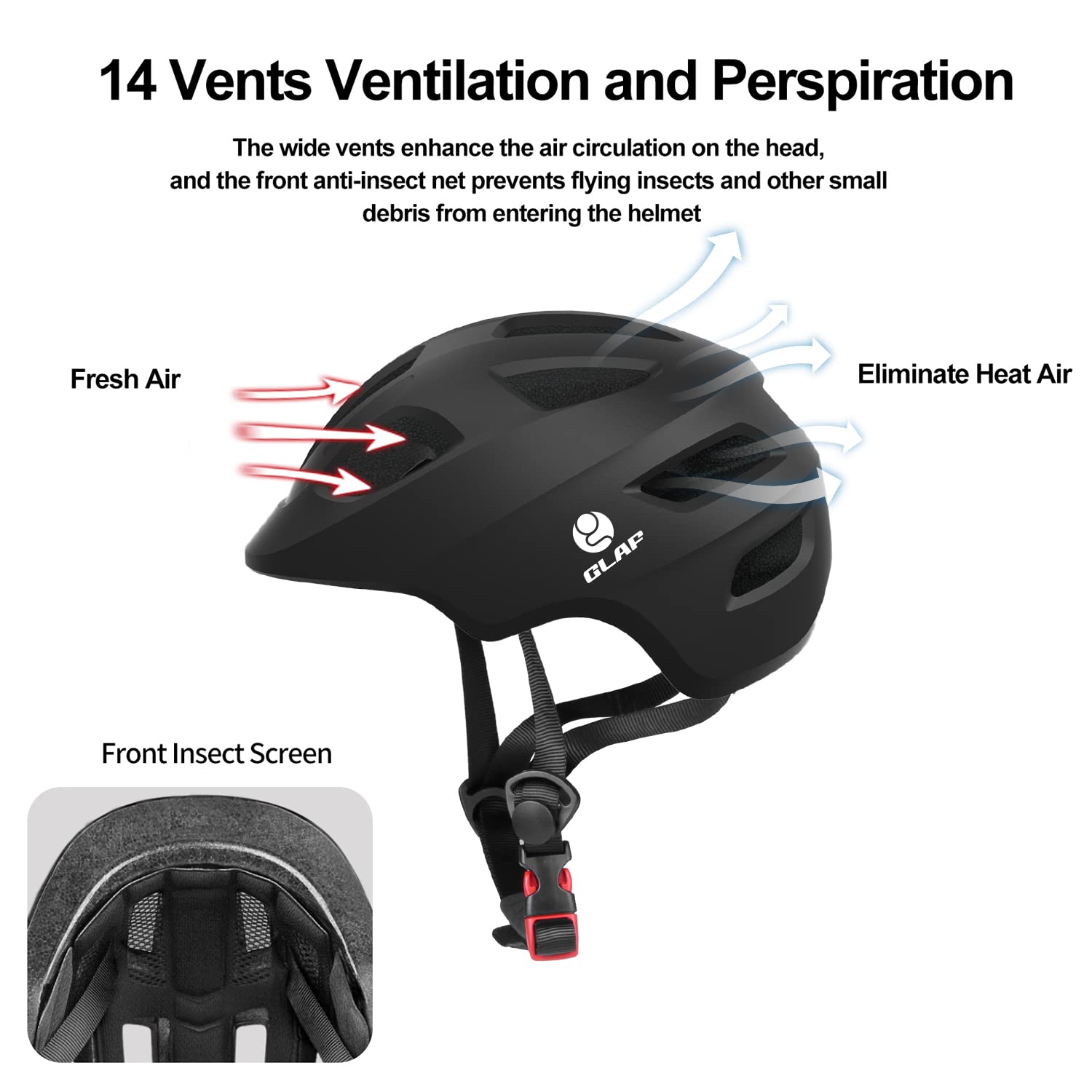 GLAF Baby Bike Helmet Toddler Helmets for 1 Year Old and up Infant Girls Boys Multi Sport Adjustable for Scooter Bicycle Kids Yo