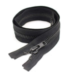 Yahoga 10 38 Inch Black Nickel Separating Jacket Zipper Large Y-Teeth Metal Zipper Heavy Duty Metal Zippers For Jackets Sewing C