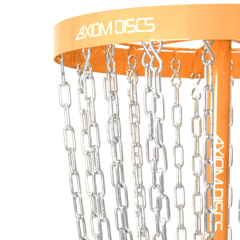 Axiom Discs Pro 24-Chain Disc Golf Basket - Orange