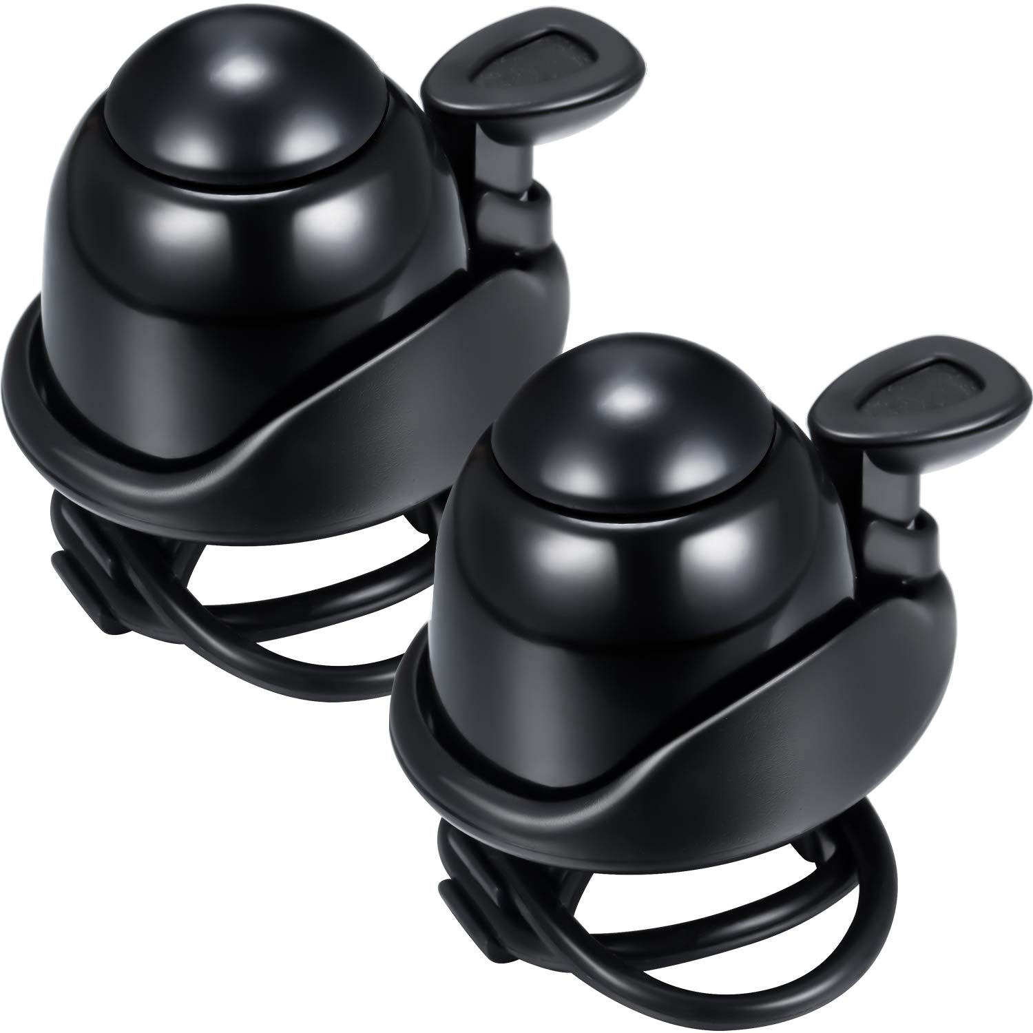 2 Pieces Bike Bell Adjustable Bike Ring Bell Aluminum Bike Ring Bicycle Bell Cycling Ringing Horn With Loud Sound Mini Bicycle B