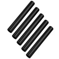 Zhehao 5 Pcs Track Batons for Relay Aluminum Running Field Race Batons for Students, Office, Clark, Outdoor (Black)