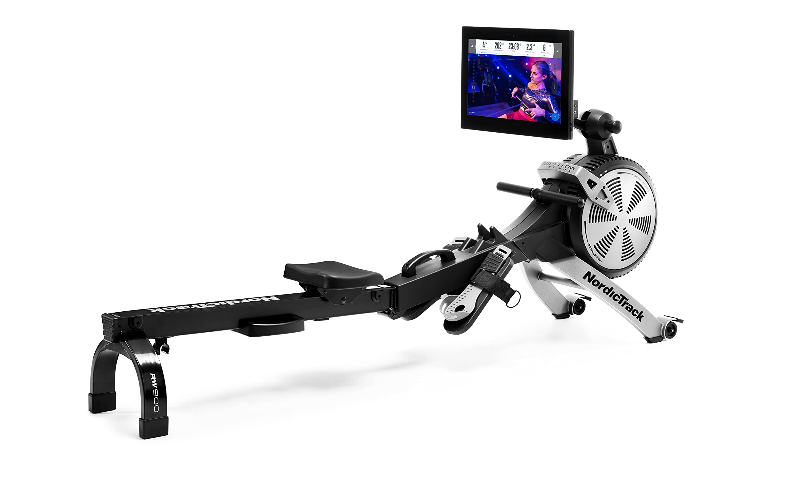 NordicTrack RW900; iFIT-Enabled Rower with 22    Pivoting Touchscreen and SpaceSaver Design