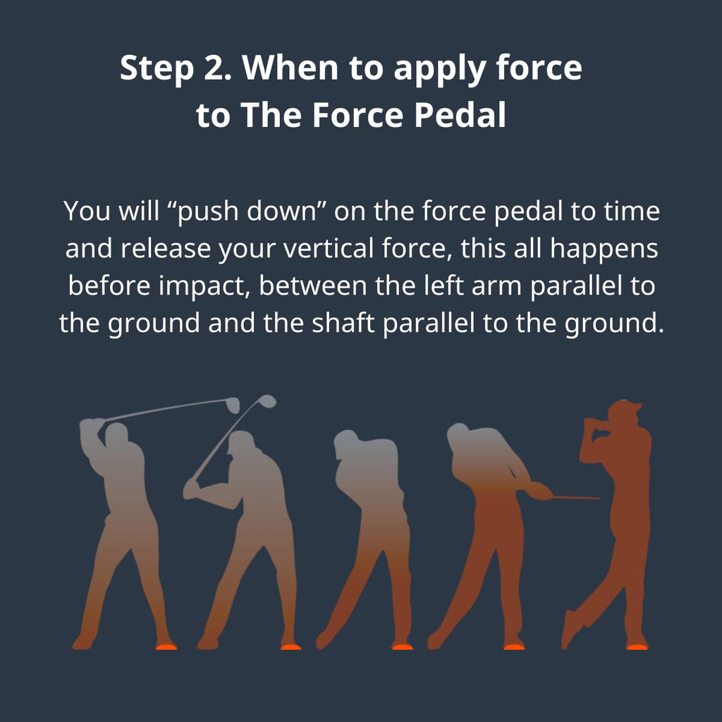 The Force Pedal Bundle -Created Golf Training Aid - Made In Italy- Increase Club Head Speed - Ground Reaction Force And Stabilit