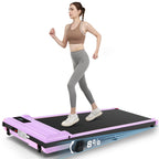 Incline Under Desk Treadmill,4 In 1 Walking Pad Treadmill For Home,2.5Hp Treadmill 300Lb Capacity,Folding Compact Treadmill With