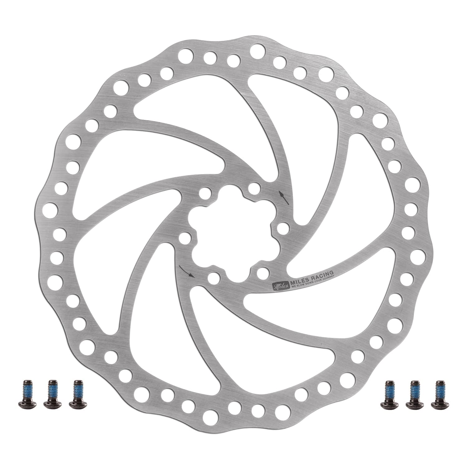 Miles Racing - Shimano & Sram Solid Stainless Rotor - 203 mm (MI-ROTO-SS2-203)