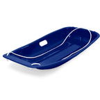 Best Choice Products 35In Kids Plastic Toboggan Snow Sled W/Pull Rope, 2 Handles - Navy
